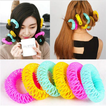 8 Pcs Magic Curler Hair Rollers Curls Roller Lucky Donuts Curly Hair Styling Make Up Tools Accessories For Woman Lady Wholesale