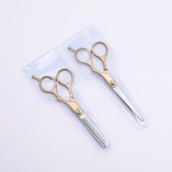 Sdatter Golden Professional 6.0 Inch Stainless Steel Barber Hair Cutting Thinning Scissor Shears Hairdressing Set