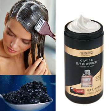 Caviar Frizz Bifurcatio Treatment Smooth Straightening Hair Care Hair Mask Repair Dry Irritable Hair Keratin Cream Repair