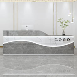 Bar Cash Register Modern Office Desk White Receptionist Mobile Checkout Hair Salon Counter Pulpitos Retail Leggio Furniture