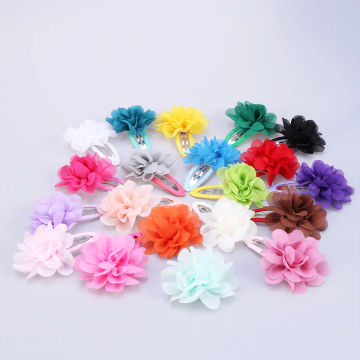 20 Pcs Flower Hairpin Girls Clip Kids Hairclip Clips for The Flowers Baby Child