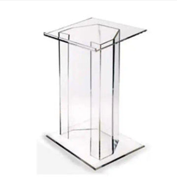 Luxury Display Goods Acrylic Lectern Acrylic Podium Products Plastic Podium