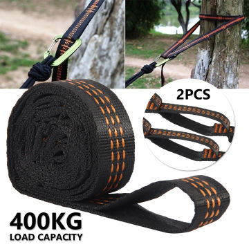 2Pcs Hammock Straps Special Reinforced High Load-Bearing Nylon Adjustable Yoga Swing Hanging Belt Outdoor Camping Hammock Straps