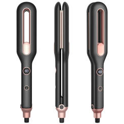 Multifunctional Straightener for Both Curling And Straightening Portable Ceramic Double Board Hair Straightener