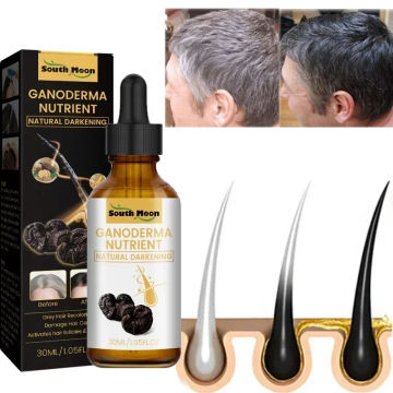 Hair Care Strengthen Hair Roots Growth Oil Natural Nutrient Hair Growth Serum Anti Greying Hair Serum Ganoderma  Hair repair