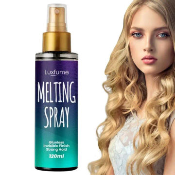 Strong Natural Finishing Hold Sweatproof Lace Adhesive Spray For Wigs Waterproof Clear Men Long Hair Liquid Glue Wax Dry Fast