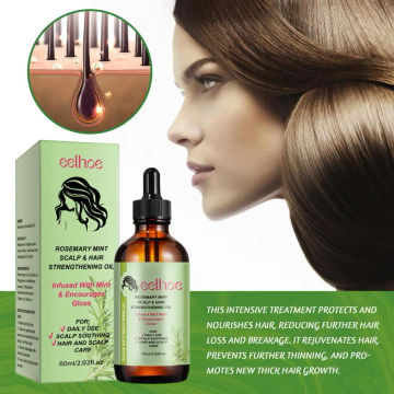 Rosemary Hair Essential Oil Hair Strengthening Oil Rosemary Essential Oil for Hair Growth Strengthening Nourishing Scalp for Dry