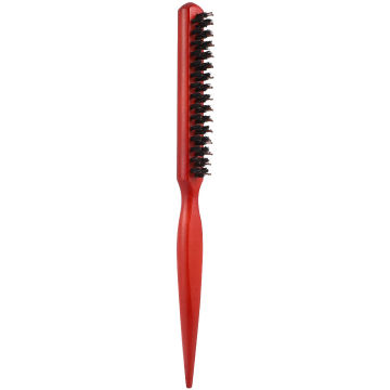 Bristles Comb Hairdressing Comb Salon Hair Brush Wooden Handle Comb Hairdressing Barber Tool (Random Color)