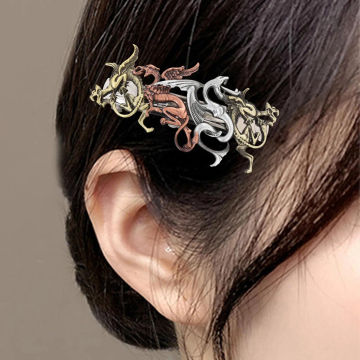 Hair Pin Hair Accessory Headwear Hair Jewelry Retro Steampunk Hair Clip Decorative Gift for Makeup Prom Birthday Party Women