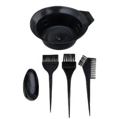 Hair Tint Coloring Applicator Set Hairdressing Styling Hair Dye Color Brush Bowl