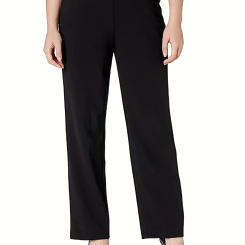 New women's plus-size high street pants lace-up pants straight leg design regular pants nine-quarter pants