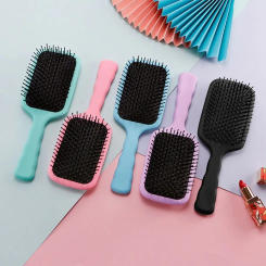 Anti-loss Hair Air Cushion Combs Anti Static Candy Color Large Plate Comb Wide Teeth Scalp Massage Airbag Comb Women