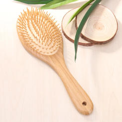Wooden Bamboo Anti-static Hair Vent Brushes Care Air Cushion Massage Comb