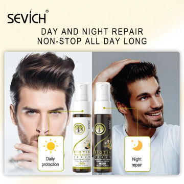 Sevich Day & Night Hair Growth Spray Biotin Hair Growth Essential Oil Anti Hair Loss Treatment for Men Women Ginger Grow Hair