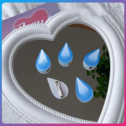 Cute Spoof Speechless Sweating Hairpin Water Droplets Hair Accessories Bangs Clip Headdress Styling Tool Children Hairpin