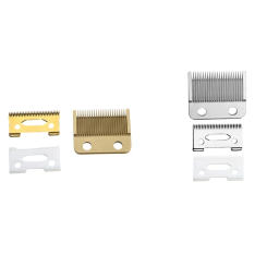 Groove Tooth Unique Design Pro 2 Holes Hair Trimmer Replacement Blades Set For Wahl Hair Clipper Fit Magic Clip