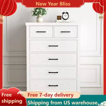 Chest of Drawers in the Bed Room Furniture White-6 Drawers Dresser Furnitures Toilet Furniture Makeup Table Dressers for Bedroom