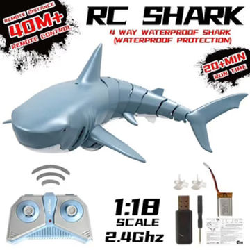 RC Boat Remote Control Racing Boat Simulation Shark Spoof 