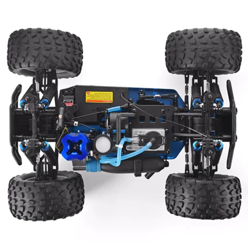 Description Picture 4 of itemFAST RC GAS POWERED NITRO CAR 1:10 SCALE TWO SPEED OFF ROAD MONSTER TRUCK