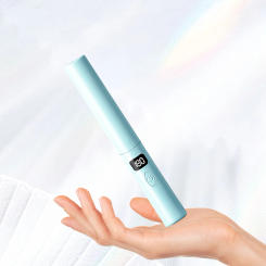 Anti-Scald Hair Straightener Brush Lightweight & Mini To Carry Out USB Rechargeable Straightener Comb for Home Travel for Women