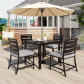 Unique Design Outdoor Four-person Dining Table And Chairs,With Excellent Quality,Are Suitable For Courtyards, Balconies, Lawns