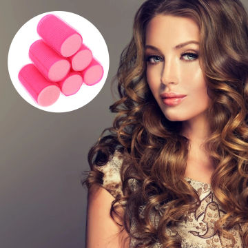 8pcs Hair Rollers Self Grip Hair Curlers Hairdressing Curlers Self- Adhesive Hair Volume Hair Styling Tools