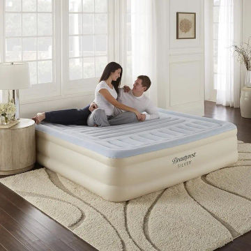 Beautyrest-Supreme Air Bed Mattress with Built-in Pump and Lumbar Support, 18