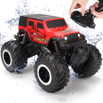 Amphibious RC Car 1/16 Remote Control Off-Road Waterproof Vehicle RC Monster Truck