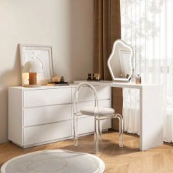 Modern Dressing Table Multifunctional Storage Mirror Cabinet Side Dressing Table Container Nordic Vestidores Luxury Furniture