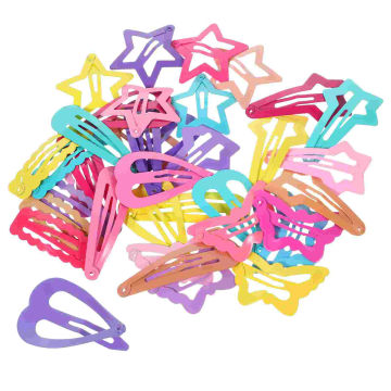 36pcs Snap Hair Clips Star Heart Hairpins Barrettes Hair Accessories for Women Girl Toddler Kids