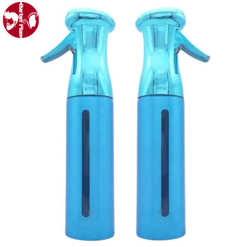 300ML Electroplating Spray Bottle Hair High Pressure Aluminum Bottles Barber Refillable Water Can Stylist Tools