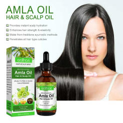 Original Amla Oil For Hairs Growth India Gooseberry Hairs Oil Anti Hair Loss Scalp Treatment Damaged Hair Repair Growing Care