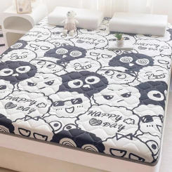 Thicken mattress elastic cushion household foldable comfortable Single Double tatami sleeping pad four season soft cushion mat