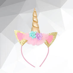 Kids Christmas Headbands Cartoon Unicorn Hairband Accessories Presents for Fornite Gifts Boys