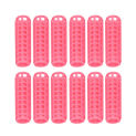 48 Pcs Pink Plastic DIY Hair Styling Roller Curlers Clips