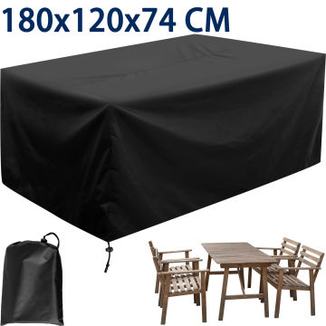 Garden Furniture Cover 180x120x74cm Anti-Dust Outdoor Patio Table Covers Waterproof Oxford Cloth Sofa Protector Rectangular