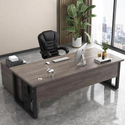 Shelf Writing Desk Storage Work Counter Reception Gaming Office Desks Compact Table Tavolo Scrivania Ufficio Wood Furniture