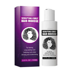 100ml Sculpting Hair Styling Mousses Curl Boost Cream Curly Bounce Beauty Health Nourishing Elastic Effective Anti-frizz Foam