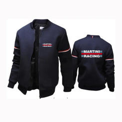 2023 New Men's Martini Racing Printing Sweatshirt Spring And Autumn Long Sleeve Fashion Sportswear Casual Zipper Jacket Coat