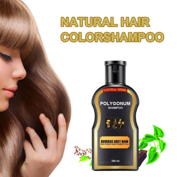 30ml/200ml black Hair Shampoo Grey Reverse Hair Color Shampoo  Anti Gray Hair Treatment White Removal Natural Herbal