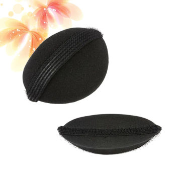 2 Pcs Simple Hair Pad Curling Style Making Tool Sponge Hair Accessory