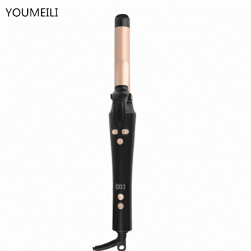 Electricity Hair Curler Automatic Rotation Curling Irons With LCD Temperature Control Wand Wavers Beauty Styling Tools