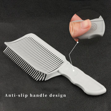 Fading Comb Professional Barber Clipper Blending Flat Top Hair Cutting Comb For Men Heat Resistant Fade Brush Hair Styling Tool