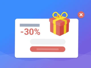 Coupon Pop Ups on Exit Intent