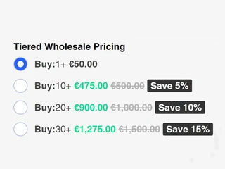 Tiered Wholesale Pricing