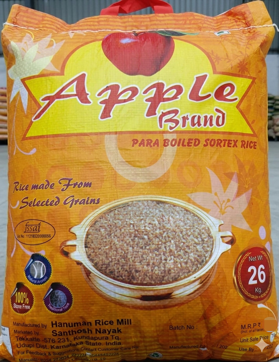 Apple boiled rice