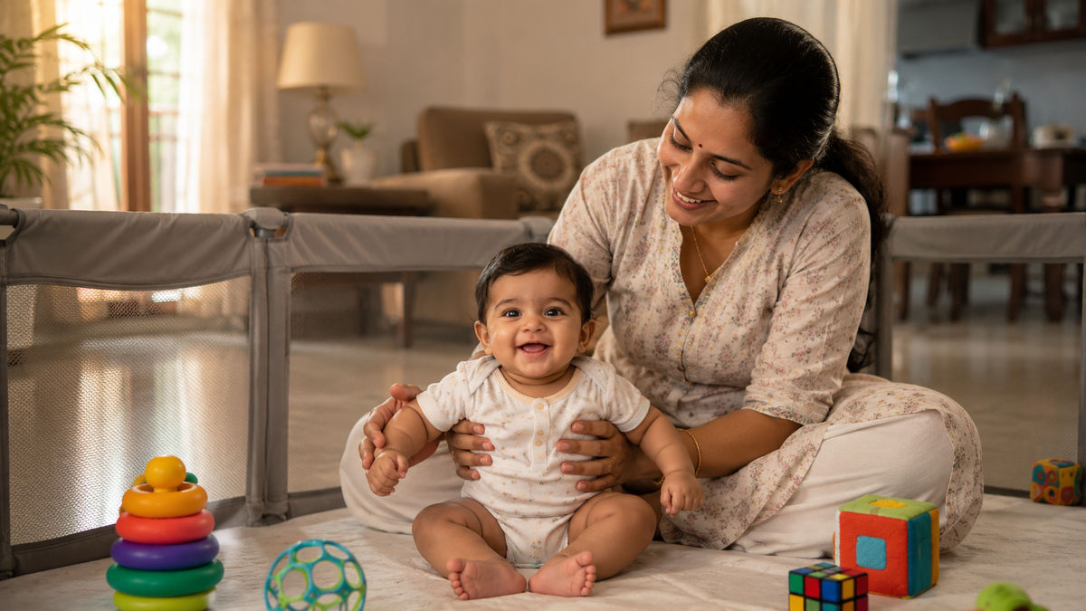 Baby Proofing Checklist for 6-8 Month Sitters: Room-by-Room Guide for Indian Homes