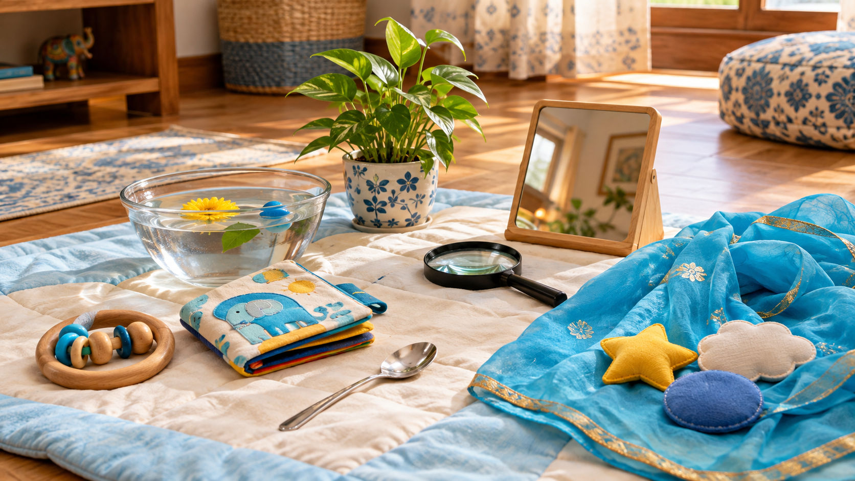 5 Activities to Build Curiosity in Babies 0–12 Months: Household Items Only
