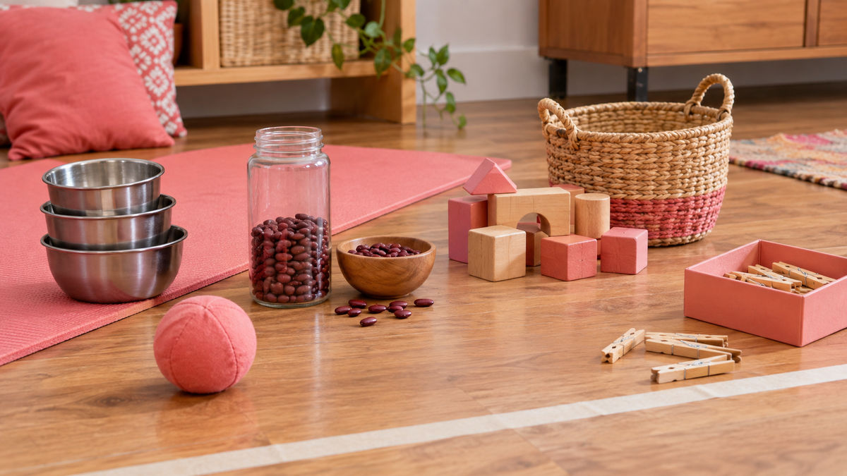 Motor Skills Activities for 1-2 Year Olds at Home: 5 Safe Setups (No Equipment)