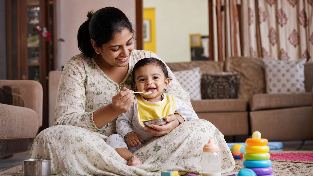 Moong Dal Khichdi for 8-Month-Old Babies: Pressure-Cooker Recipe & Nutrition Guide 2026